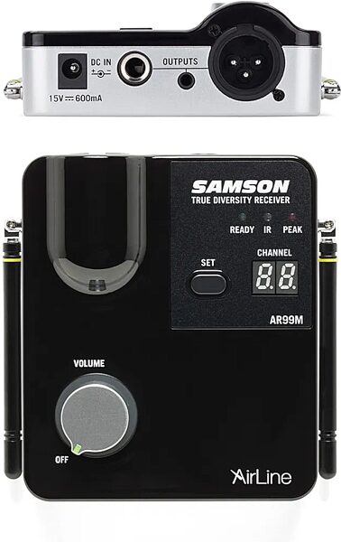 Samson AirLine Micro ESm Earset Wireless Microphone System, Band K (477-492 MHz), Receiver