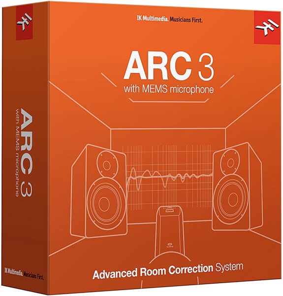 IK Multimedia ARC 3 Advanced Room Correction System with Measurement Microphone, Boxed, Warehouse Resealed, Box