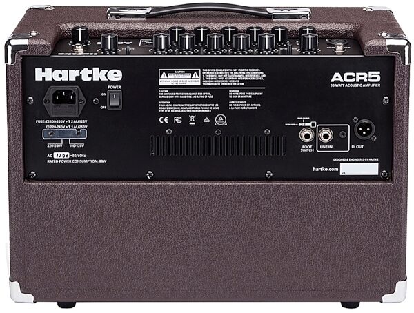 Hartke ACR5 Acoustic Guitar Amplifier with Chorus and Reverb, Back