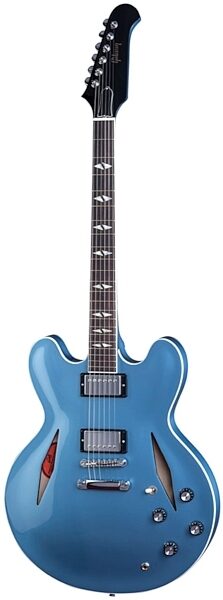 Gibson Limited Edition 2014 Dave Grohl ES-335 Electric Guitar (with Case), Pelham Blue - Angle