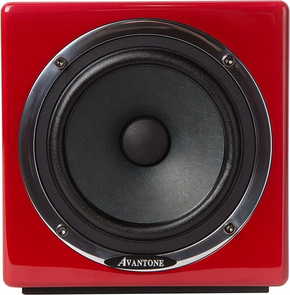 Avantone MixCubes Active Studio Monitor (60 Watts, 1x5.25"), Red, Single, Action Position Front