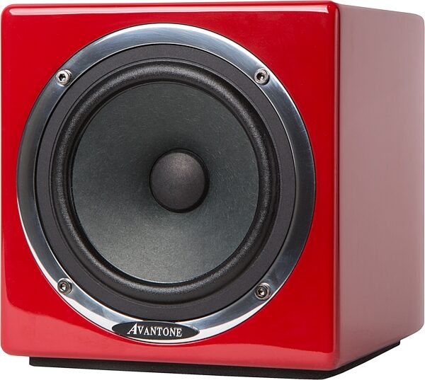 Avantone MixCubes Active Studio Monitor (60 Watts, 1x5.25"), Red, Single, Action Position Side