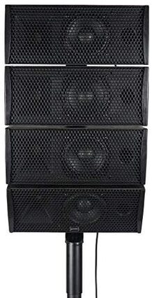 Gemini LRX-448 Portable Line Array PA System with Subwoofer, New, Action Position Back