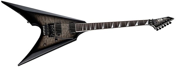 ESP LTD Arrow 1000FR Electric Guitar, Satin Charcoal Burst, view