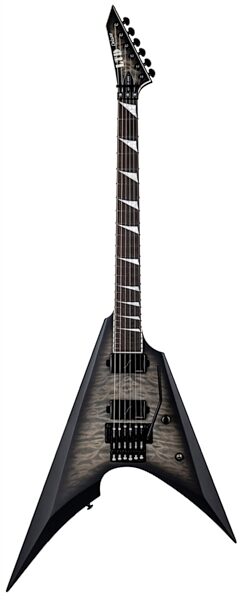 ESP LTD Arrow 1000FR Electric Guitar, Satin Charcoal Burst, main