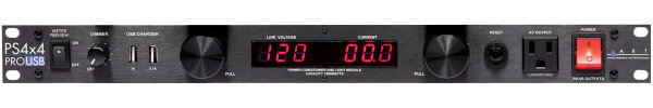 ART PS4x4 Pro USB Power Distribution System with Voltage and Current Meters, New, Action Position Back