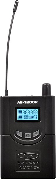 Galaxy AS-1200R Any Spot Wireless In-Ear Monitor Receiver with EB6 Earbuds, Band D, Main