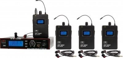 Galaxy Audio AS-1400-4 Wireless In-Ear Monitor Band Pack, Band P2 (470-489 MHz), Main