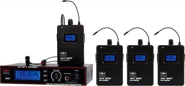 Galaxy Audio AS-1400-4 Wireless In-Ear Monitor Band Pack, Main