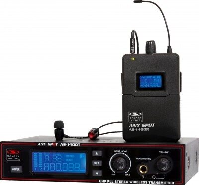Galaxy Audio AS-1400 Any Spot Wireless In-Ear Monitor System, Main