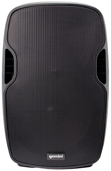 Gemini AS-15BLU-PK Powered Speaker Package with Stand, Mic and Cable, Front