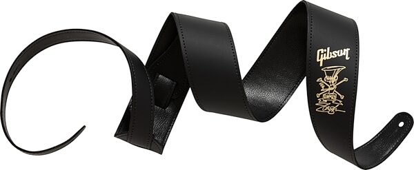 Gibson Slash Premium Guitar Strap, Black, Action Position Back