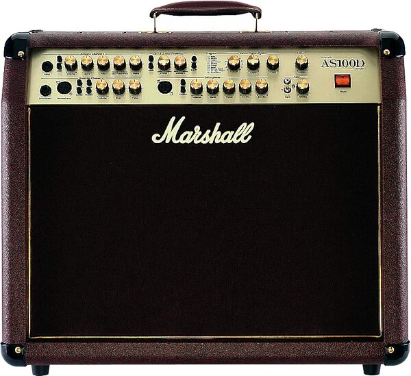 Marshall AS100D Acoustic Guitar Amplifier (2x50 Watts, 2x8"), Front View