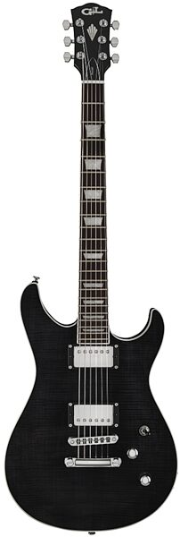 G&L Tribute Ascari GTS Electric Guitar, Rosewood Neck, Transparent Black