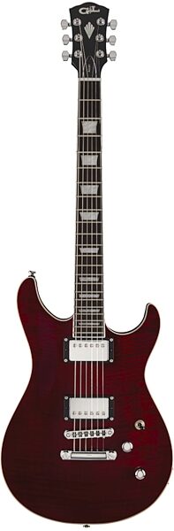 G&L Tribute Ascari GTS Electric Guitar, Rosewood Neck, Transparent Red