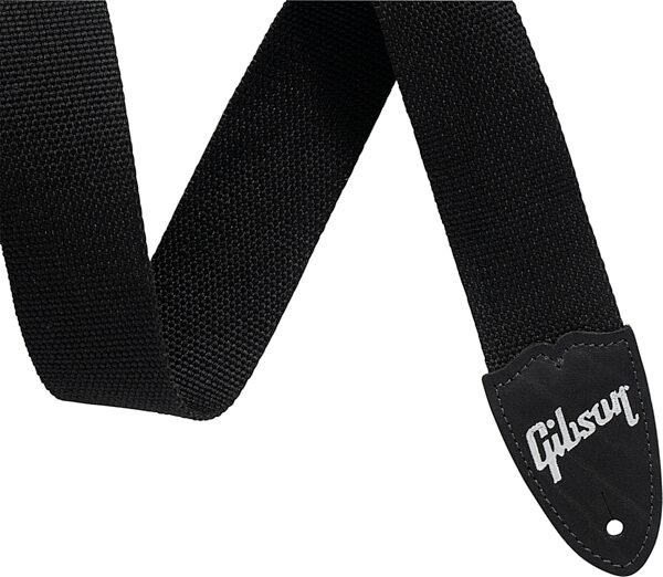 Gibson The Canvas Guitar Strap, Black, Action Position Back