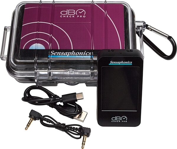 ASI Audio x Sensaphonics dB Check Pro Sound Level Analyzer, New, Action Position Back