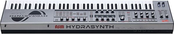 ASM Ashun Sound Machines Hydrasynth Deluxe 5th Anniversary Edition Keyboard Synthesizer, 73-Key, Silver, Action Position Back