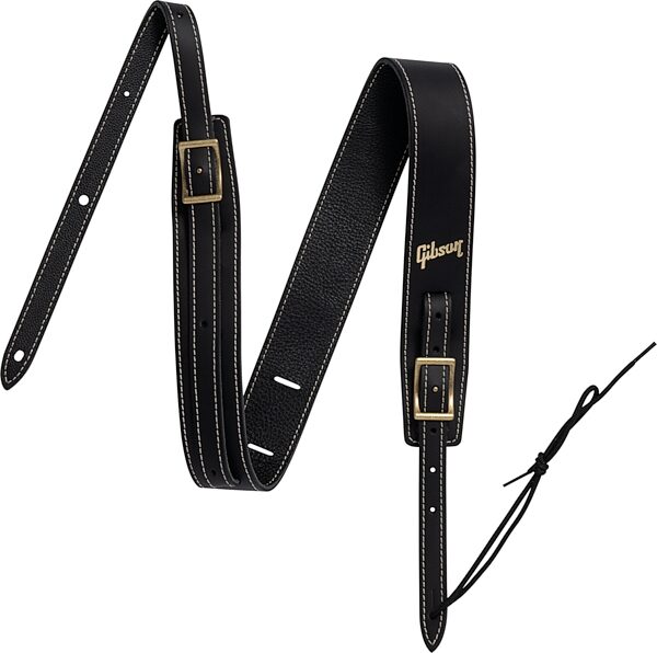 Gibson The Troubadour Guitar Strap, Black, Action Position Back