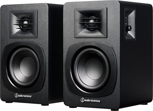 Audio-Technica AT-SP3X Bookshelf Speakers with Bluetooth, New, Action Position Front