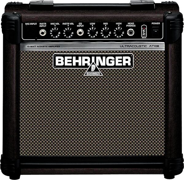 Behringer AT108 Ultracoustic Acoustic Guitar Amplifier (15 Watts, 8"), Main