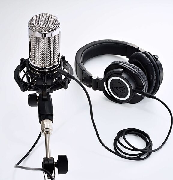 Audio-Technica AT2020 USB Plus Condenser Microphone, In Use