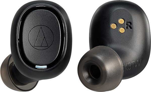 Audio-Technica ATH-CK3TW True Wireless In-Ear Headphones, Action Position Back
