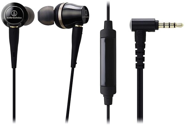 Audio-Technica ATH-CKR100iS Sound Reality In-Ear High-Resolution Headphones, Alt
