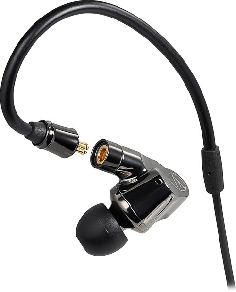 Audio-Technica ATH-IEX1 Hi-Res In-Ear Headphones, New, Connector Detail