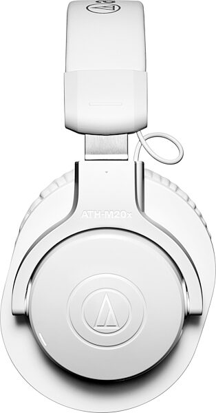 Audio-Technica ATH-M20xBT Wireless Over-Ear Headphones, White, Action Position Front