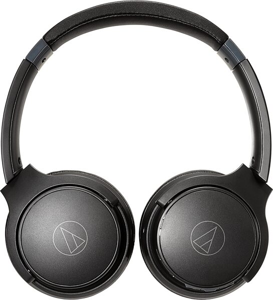 Audio-Technica ATH-S220BT Wireless On-Ear Headphones, Black, Action Position Front