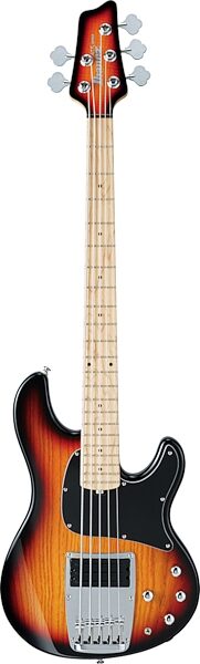 Ibanez ATK305 5-String Electric Bass, Trifade Burst