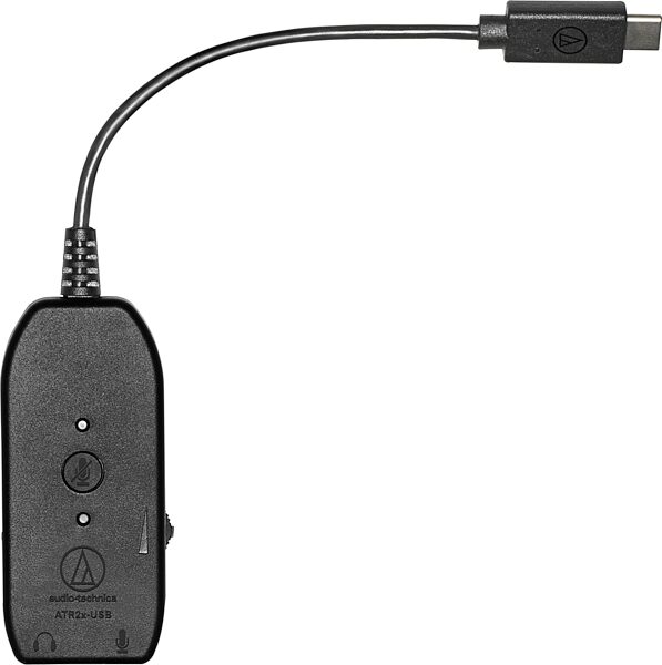 Audio-Technica ATR2x-USB Microphone Audio Adapter, New, Action Position Back