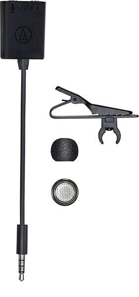 Audio-Technica ATR3350xiS Wired Omnidirectional Lavalier Microphone, USED, Warehouse Resealed, Action Position Back