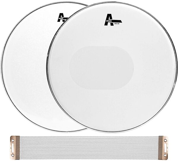 Attack Logic Dot Coated Snare Drum Head, 14 inch, with Snare Wire and SS14, pack