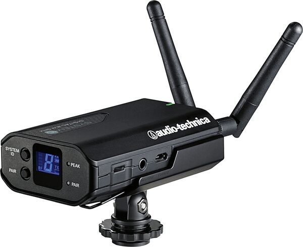 Audio-Technica System 10 ATW-1702 Camera-Mount Wireless Handheld Microphone System, New, Action Position Back