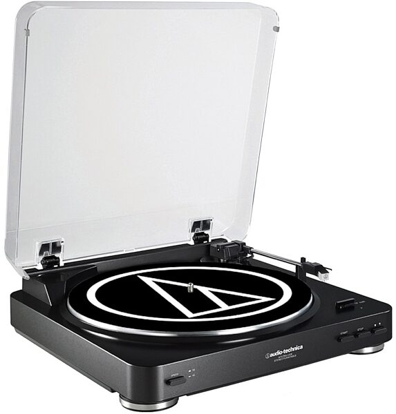 Audio-Technica AT-LP60-USB Belt-Drive Turntable with USB, Black