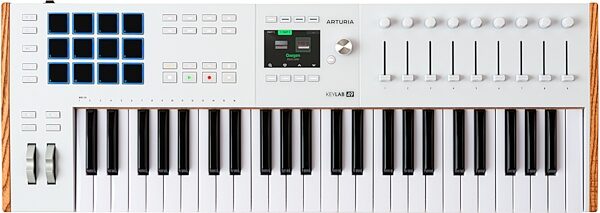 Arturia Keylab 49 MK3 USB MIDI Controller Keyboard, White, Action Position Back