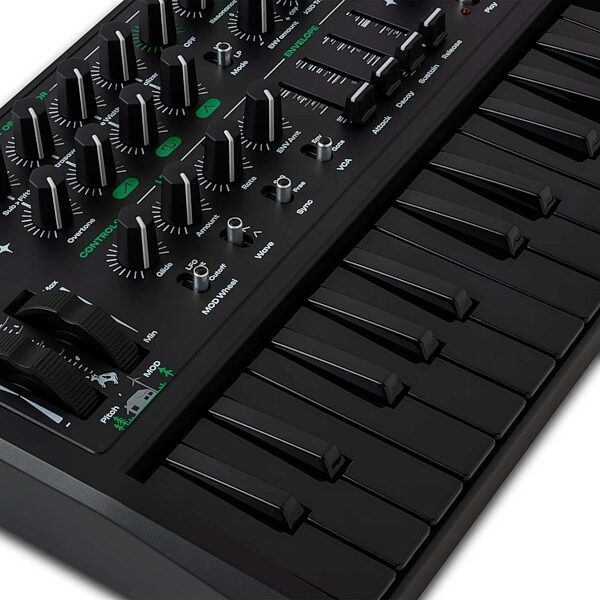 Arturia MicroBrute UFO Analog Synthesizer, New, Action Position Back