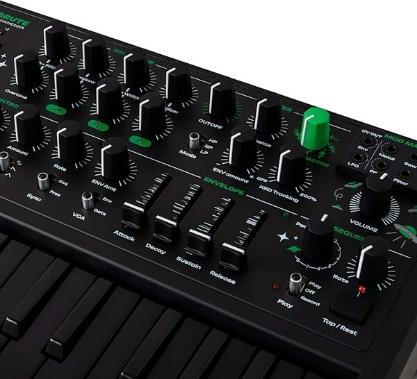 Arturia MicroBrute UFO Analog Synthesizer, New, Action Position Back