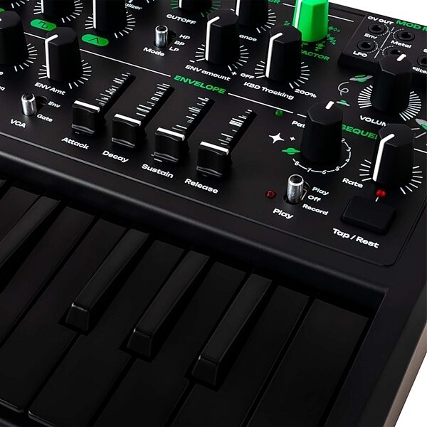 Arturia MicroBrute UFO Analog Synthesizer, New, Action Position Back