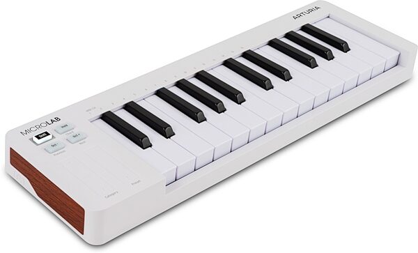 Arturia MicroLab MK3 USB MIDI Keyboard Controller, New, Action Position Back