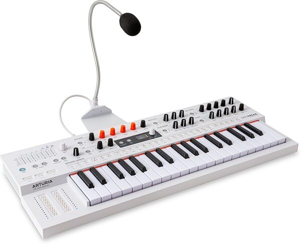 Arturia MiniFreak Hybrid Keyboard Synthesizer - Vocoder Edition with Gooseneck Microphone, New, Action Position Back