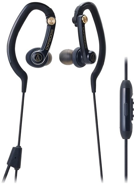 Audio-Technica ATH-CKP200iS In-Ear Headphones, Black
