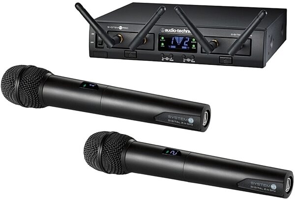 Audio-Technica ATW-1322 Digital Dual Wireless Handheld Microphone System, USED, Warehouse Resealed, Main