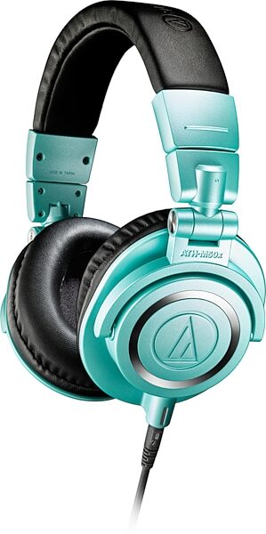 Audio-Technica ATH-M50x Headphones, Ice Blue, Action Position Back
