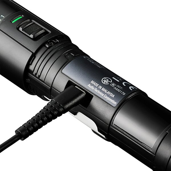 Audio-Technica ATW-1423/L System 20 PRO Dual Combination Wireless Lavalier and Handheld Microphone System, New, Action Position Back