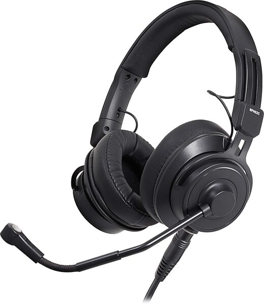Audio-Technica BPHS2Ca Broadcast Stereo Headset with Cardioid Condenser Microphone, Unterminated Cables, Action Position Back