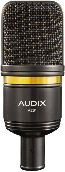 Audix A231 Large-Diaphragm Cardioid Condenser Microphone, With Audix A231 Microphone, Action Position Back