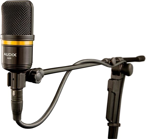 Audix A231 Large-Diaphragm Cardioid Condenser Microphone, With Audix A231 Microphone, Action Position Back